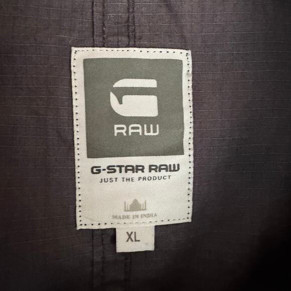 G-Star Raw Jacket Camo Recroft Overshirt XL Shacket Military Utility Fall Zip - Picture 9 of 9